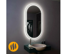 Зеркало c антизапотеванием и подсветкой для ванной комнаты Амати