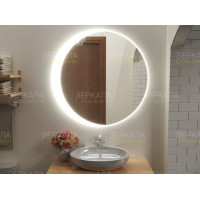 Зеркало с подсветкой для ванной комнаты Бавено 60 см