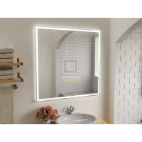 Зеркало с подсветкой для ванной комнаты Люмиро Слим 60 см